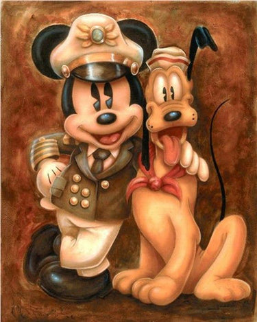 Mickey Police Diamond Painting Kit - DIY